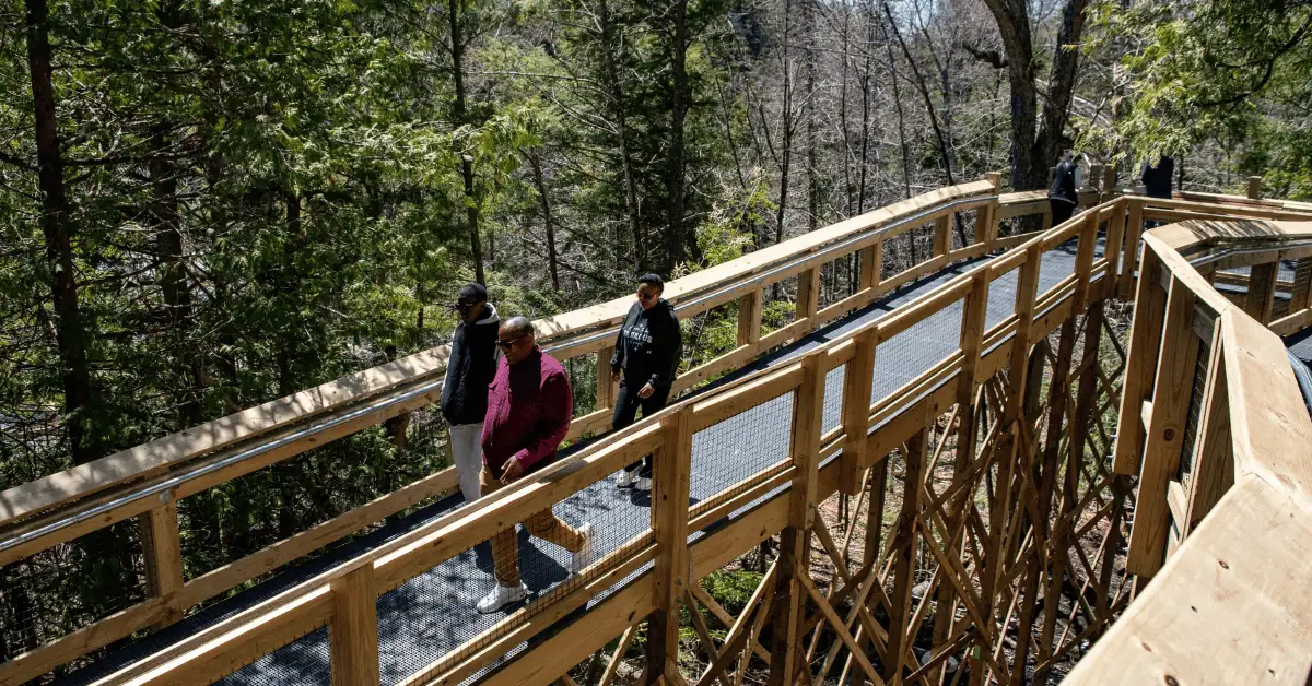 For the First Time Ever, Wheelchair Users Can Roll Right Up to the Brink of Tahquamenon Falls