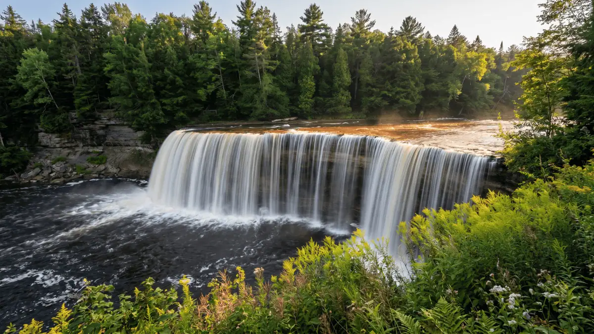 Upper Tahquamenon Falls at Tahquamenon Falls State Park in Michigan’s Upper Peninsula