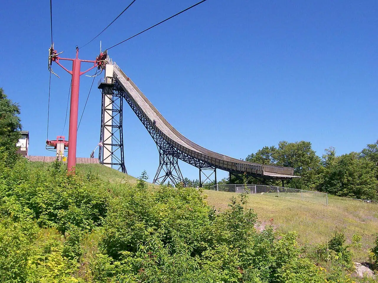 The Only Ski Flying Hill in the Western Hemisphere Is Hidden Outside Ironwood