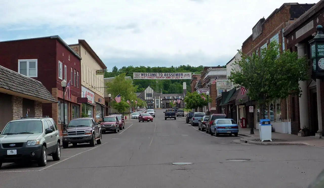 Downtown Bessemer, Michigan