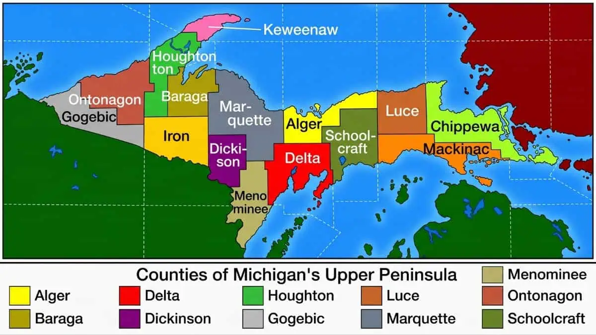 The U.P. Is Bigger Than 9 U.S. States, but Almost Nobody Lives There