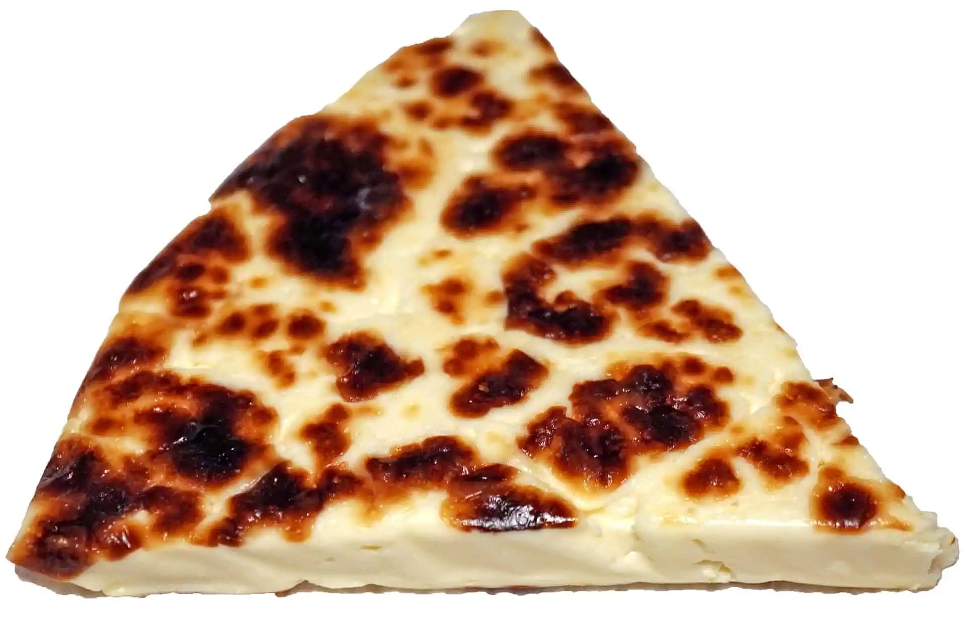 A round of Finnish leipajuusto squeaky cheese with charred spots