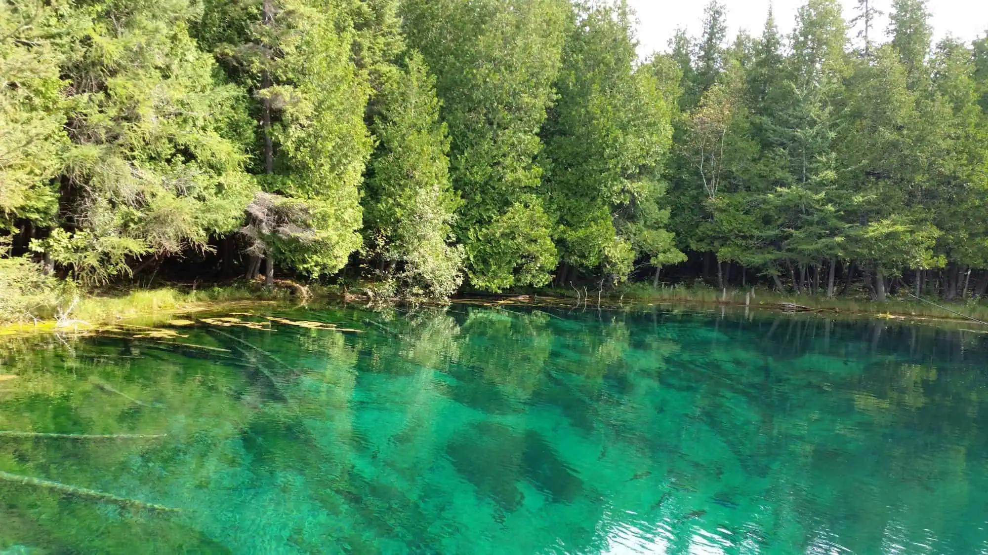 Kitch-iti-kipi, the Big Spring, at Palms Book State Park near Manistique. Photo: Notorious4life, CC0, via Wikimedia Commons